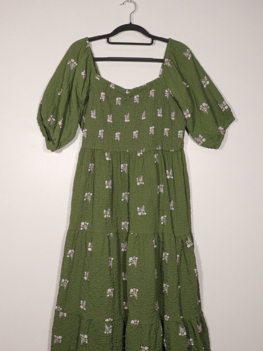 NWOT Green Smocked Dress by Zudio Size XL